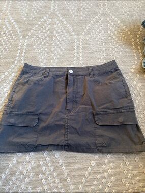 Altar'd State Navy Utility Cargo Mini Skirt